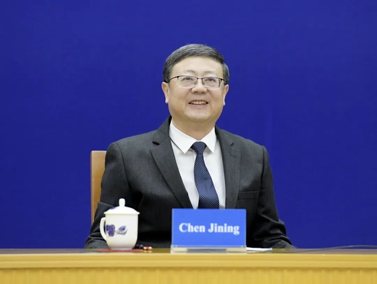 陈吉宁与美国通用电气医疗集团总裁视频连线